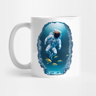 Underwater Astronaut Mug